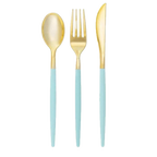 Mint & Green Reusable Cutlery Set -32 pcs