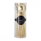 Chic Gold Reusable Spoons | 20 Pieces