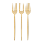 Chic Gold Reusable Forks | 20 Pieces