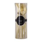 Chic Gold Reusable Forks | 20 Pieces