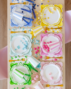 Pink Polka Dot Dinner Napkins
