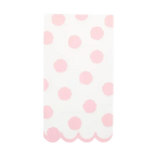 Pink Polka Dot Dinner Napkins