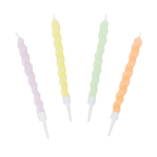 pastel spiral birthday candles for celebrations from Parte Haus party supply store in Bethesda MD