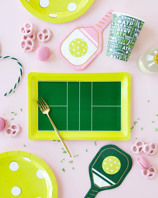 Green Paddle Cocktail Napkin
