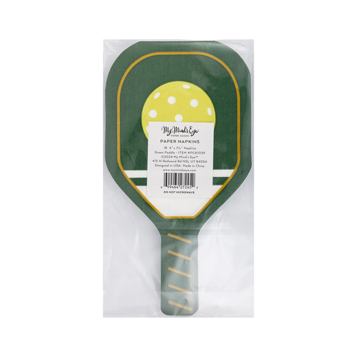 Green Paddle Cocktail Napkin