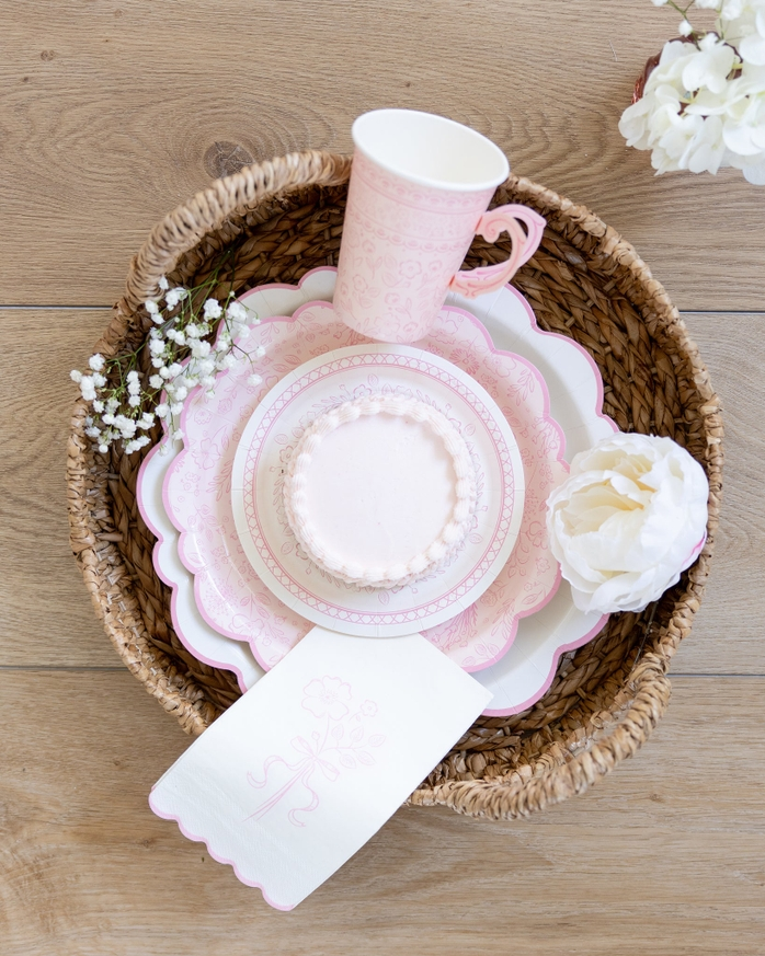 Pink Pembroke Party Cups