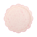 Pembroke Pink Floral Scalloped Dinner Plate