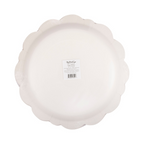 Pembroke Pink Rimmed Scalloped Charger Plate