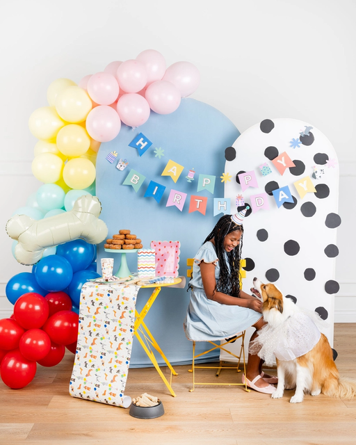 Dog Happy Birthday Banner