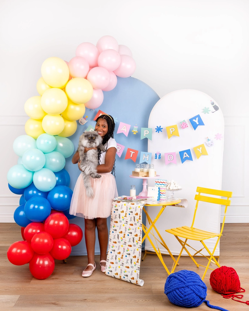 Cat Happy Birthday Banner