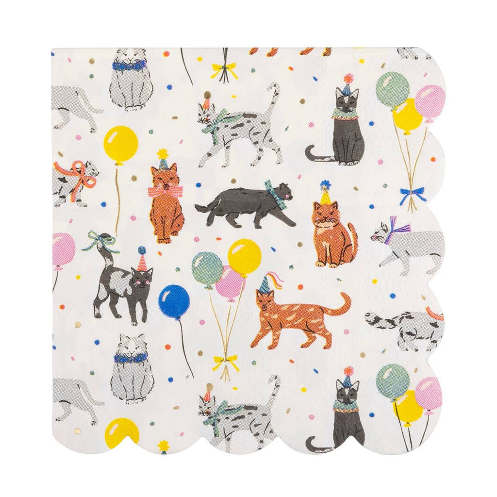 Cat Party Cocktail Napkins