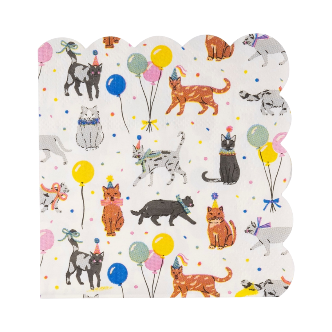 Cat Party Cocktail Napkins