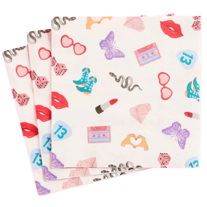 White "I'm the Problem" Paper Napkins