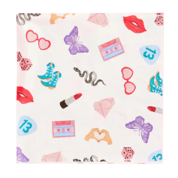 White "I'm the Problem" Paper Napkins