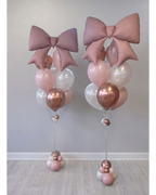 Pink Blush Bow Birthday Set