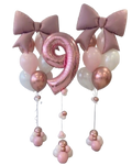 Pink Blush Bow Birthday Set
