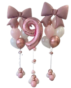 Pink Blush Bow Birthday Set