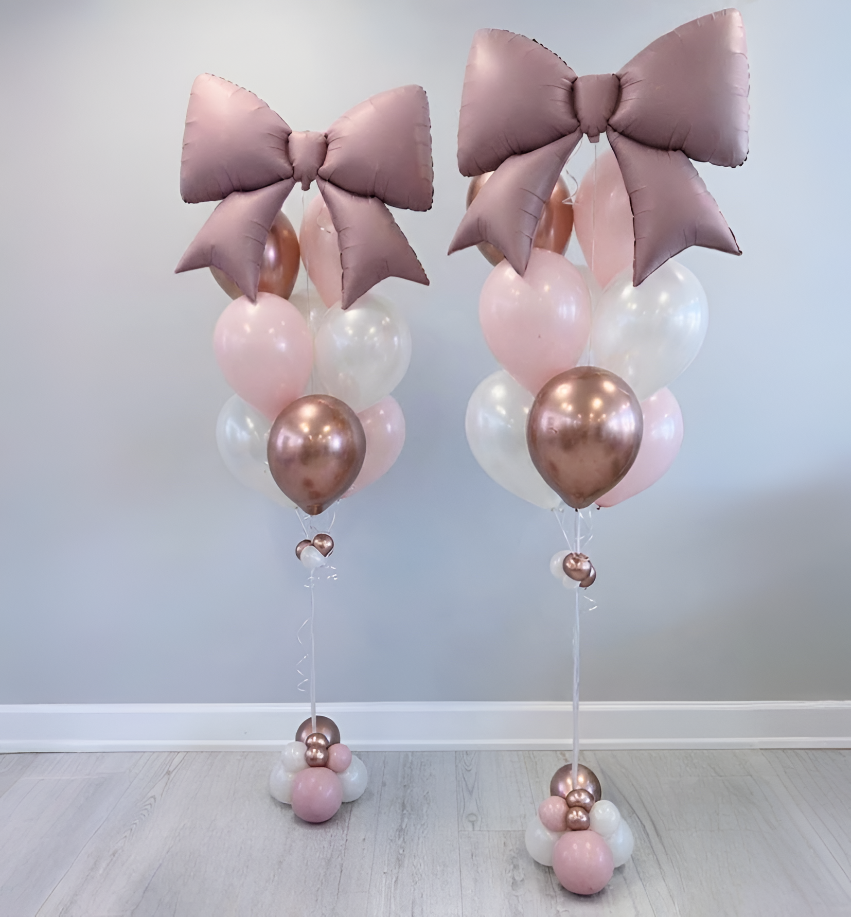 Pink Blush Bow Birthday Set
