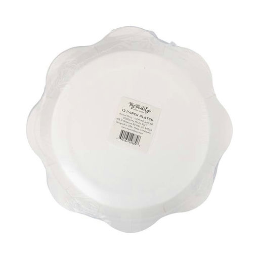 Animal Party Scalloped Large Dinner Plates