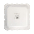 Sprinkles Square Scalloped Large Dinner Plates