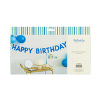 Blue "Happy Birthday" Felt Banner