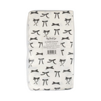 Black Bow Patterns Scalloped Guest Napkin