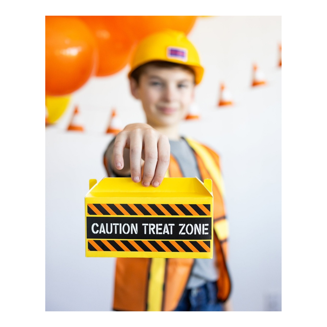 Yellow Construction Toolbox Treat Party Favor