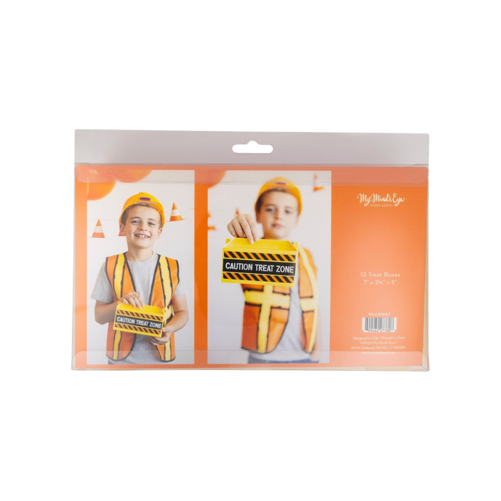Yellow Construction Toolbox Treat Party Favor