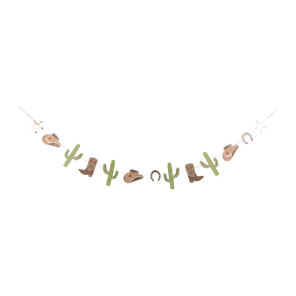 Multicolor Cowboy Icon Banner