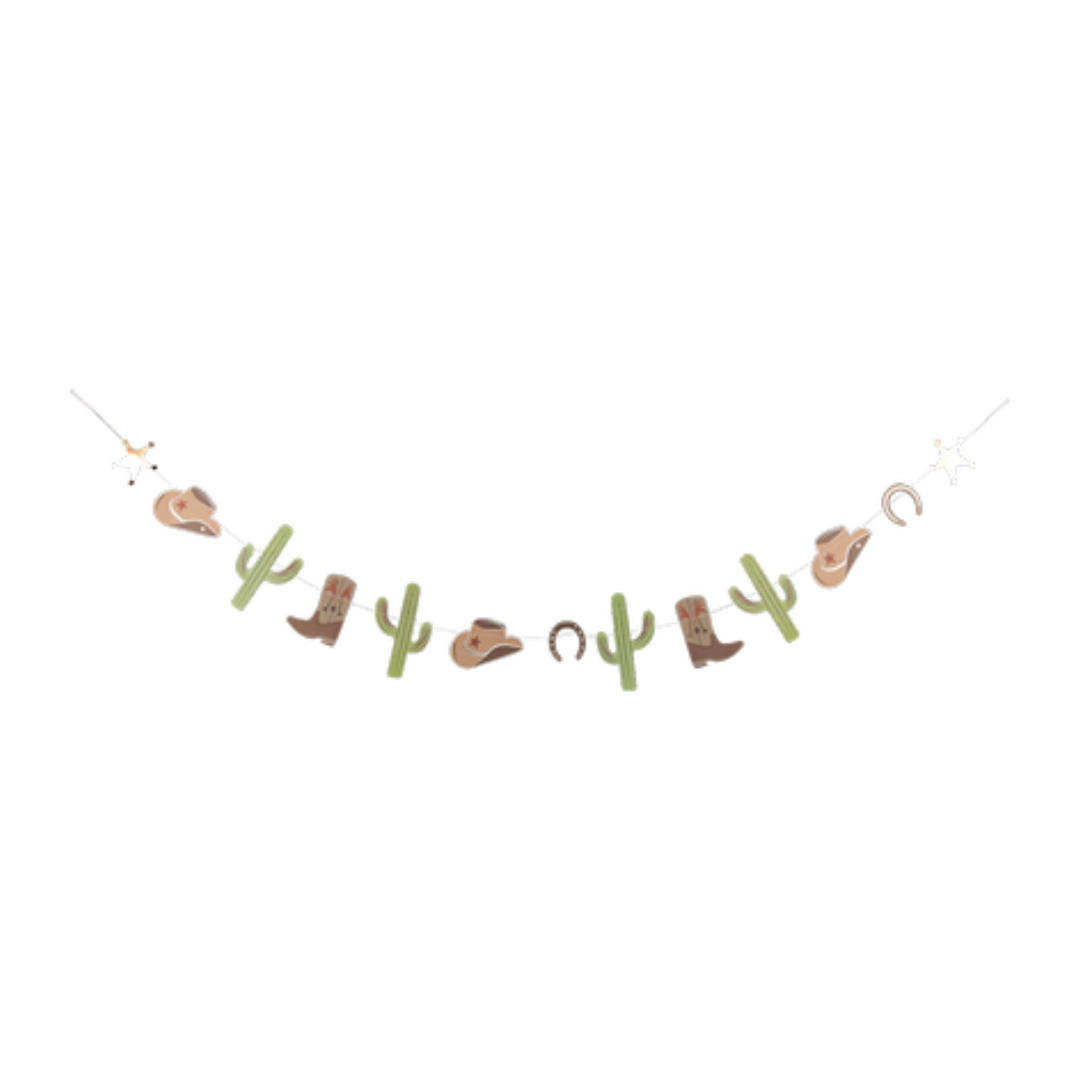 Multicolor Cowboy Icon Banner