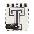 Black "Touchdown" Football Banner