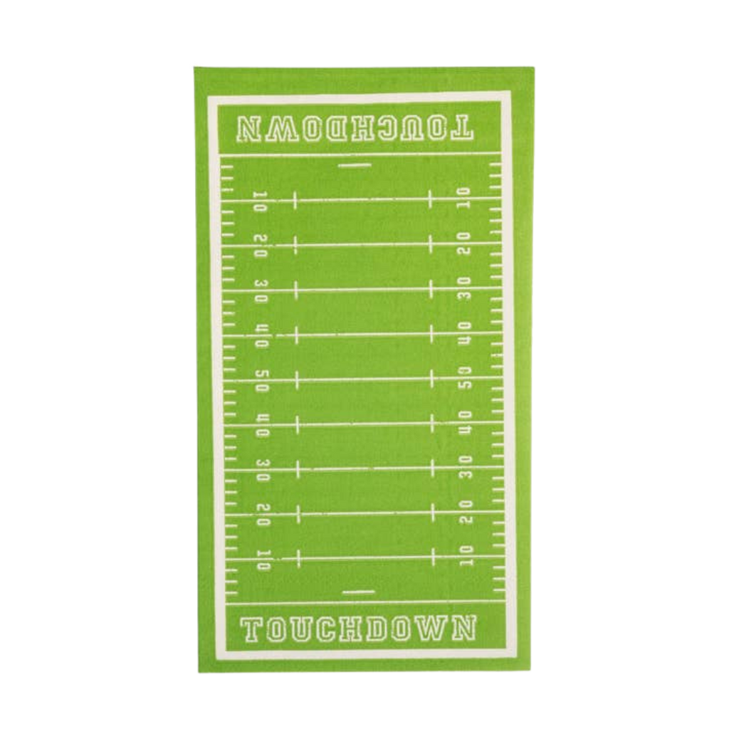 Green Football Field Guest Napkins