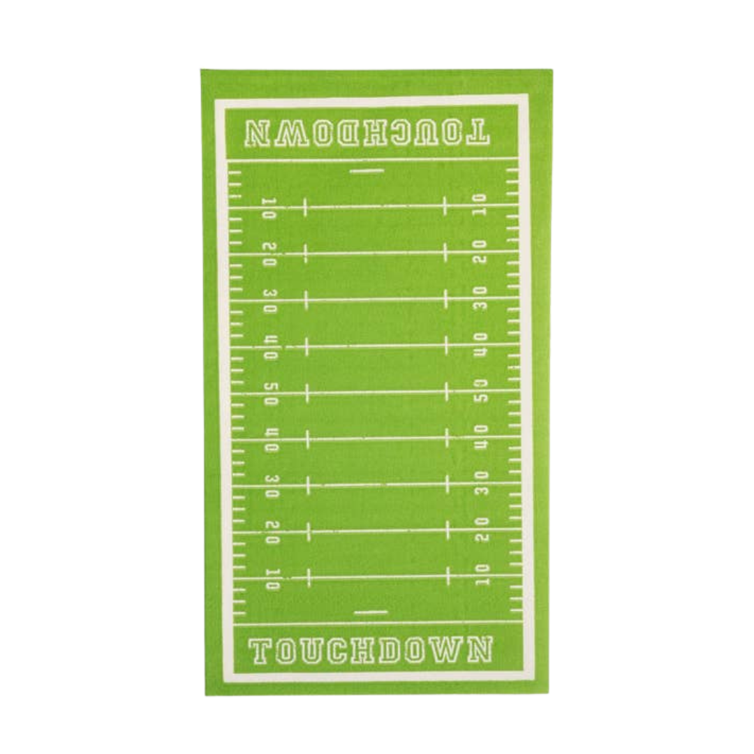 Green Football Field Guest Napkins