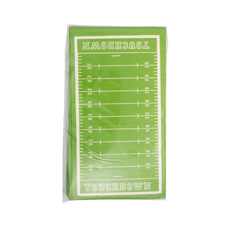 Green Football Field Guest Napkins
