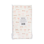 Pink Bow Patterns Scalloped Guest Napkin