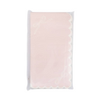 Pink Scalloped Corner Bows Guest Napkins