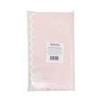 Pink Scalloped Corner Bows Guest Napkins