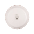White scalloped paper plate set for birthday celebrations from Parte Haus party supply store in Bethesda MD