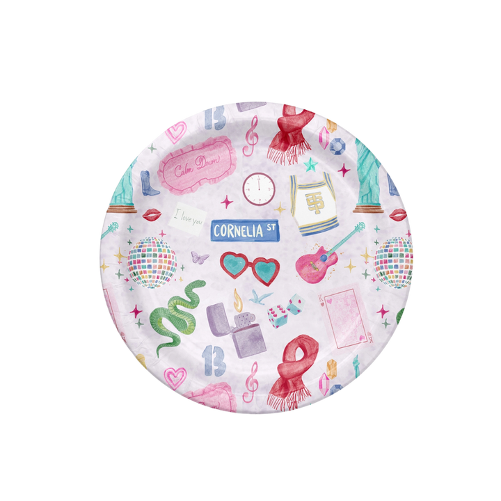 Light Purple Taylor Swift Large Dinner Plates