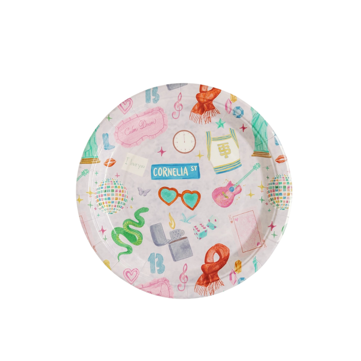 Light Purple Taylor Swift Large Dinner Plates