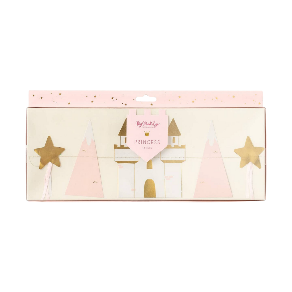 Pink and Gold Princess Banner