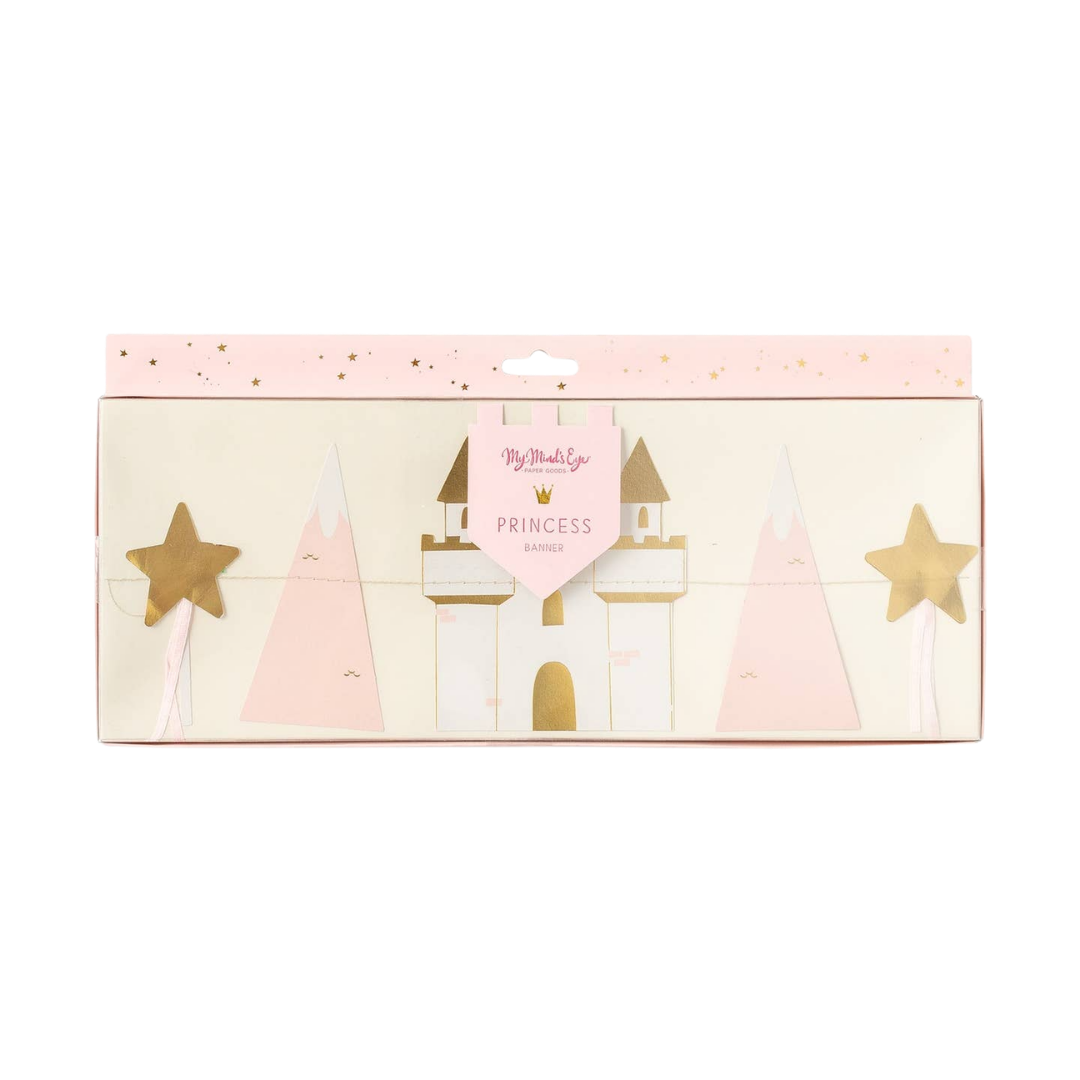 Pink and Gold Princess Banner