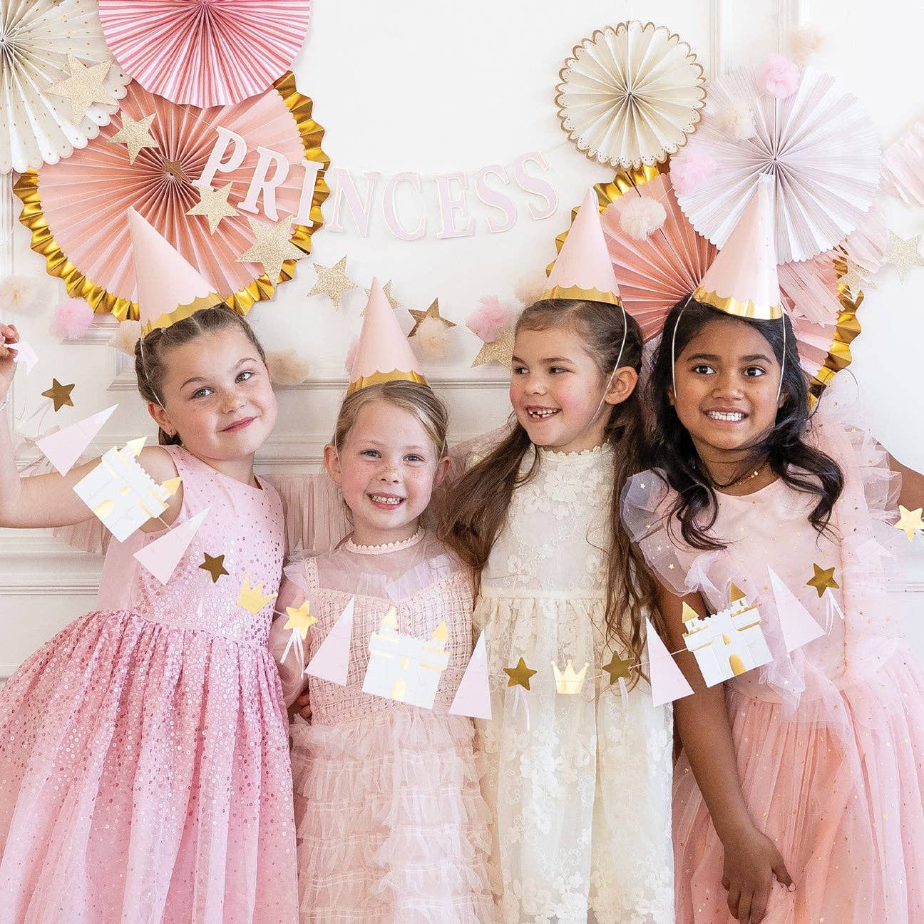 Pink and Gold Princess Banner