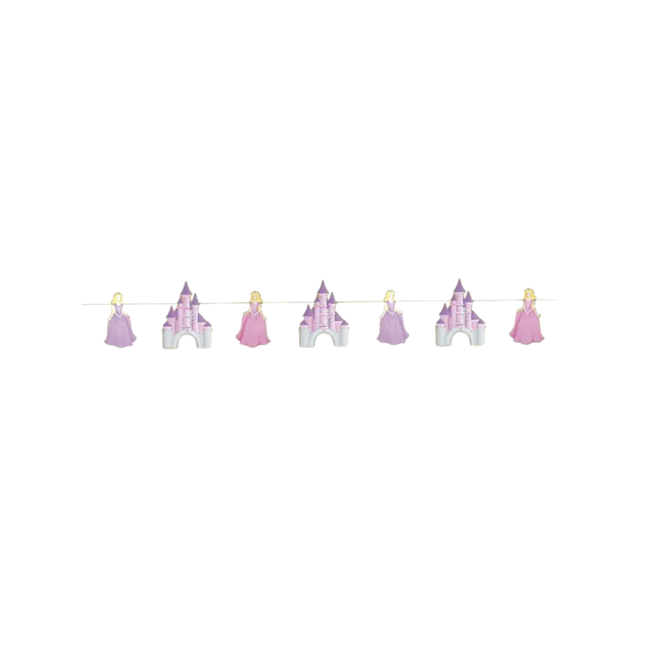 Pink and Purple Princess Garland