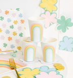 Pastel Rainbow Paper Cup
