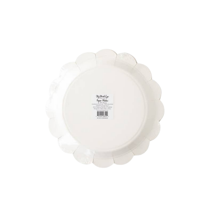 Orange and Blush Hey Pumpkin Scattered Pumpkins Dinner Plates