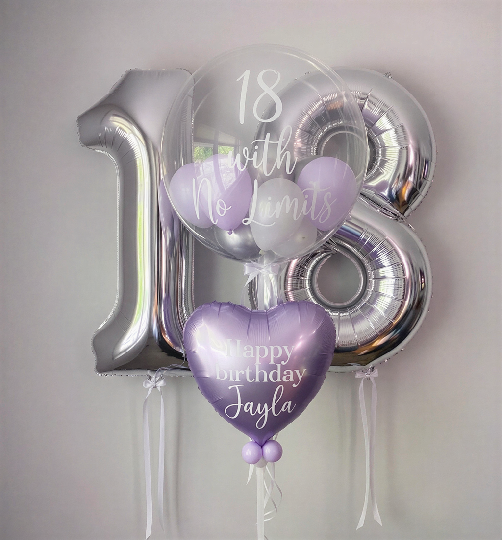 Purple Love Birthday Balloon Bundle
