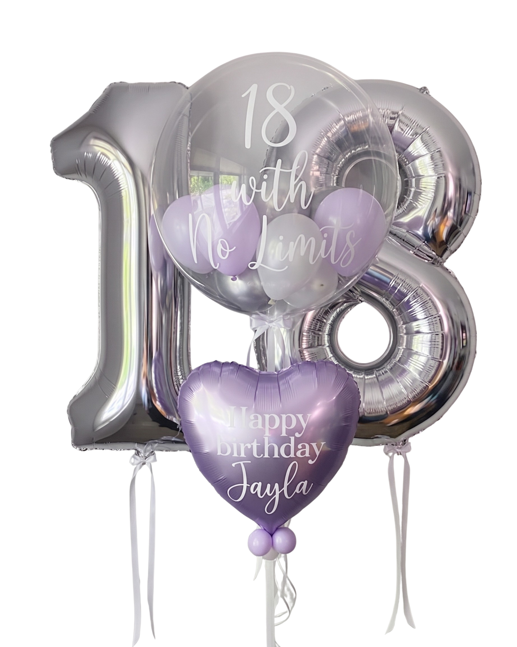 Purple Love Birthday Balloon Bundle