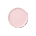 Pale pink classic large plate with simple round design birthday from Parte Haus party supply store in Bethesda Maryland