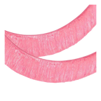 Pink fringe banner decoration for birthday or bachelorette from Parte Haus party supply store in Bethesda Maryland